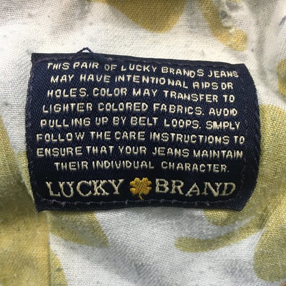 Lucky Brand Womens 4/27 The Sweet Jean Boot Embroidered Cotton Blend Medium Wash - Picture 9 of 12